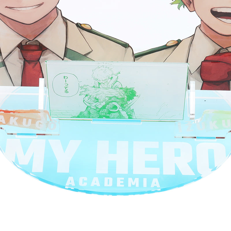 (Pre-order) My Hero Academia Acrylic MEGA Figure - Izuku Midoriya & Katsuki Bakugo ver.2