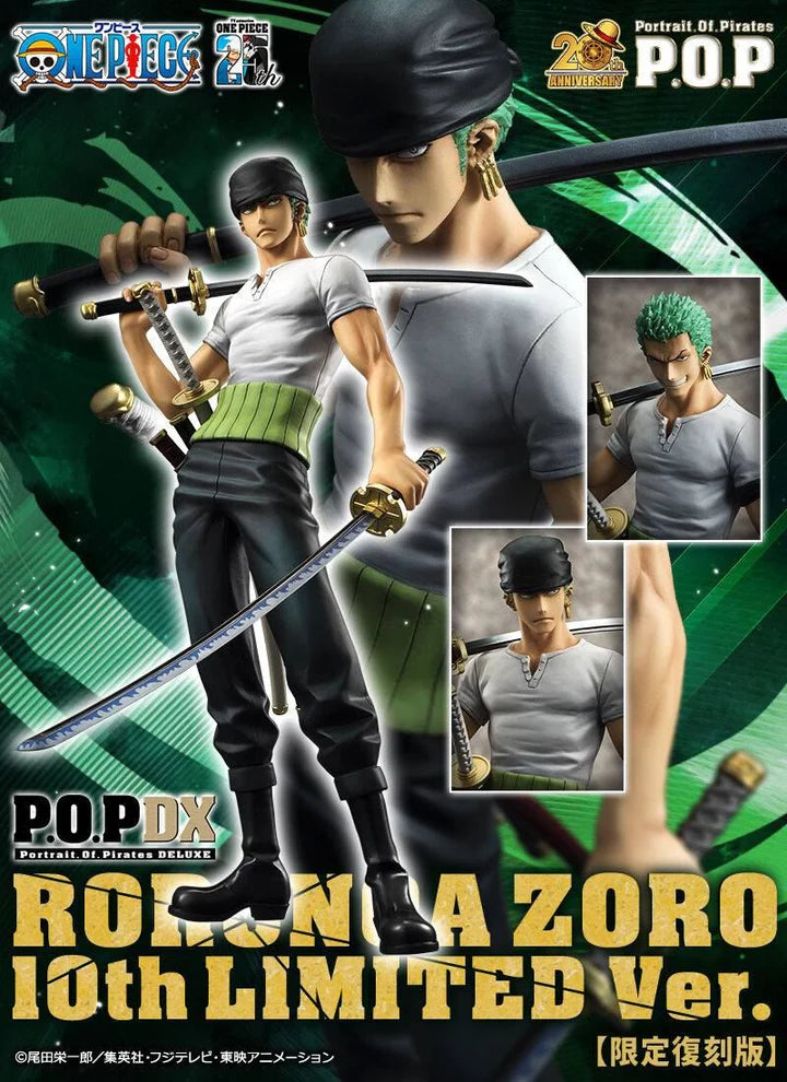 (Pre-order) Megahouse - [P.O.P.] ONE PIECE - Roronoa Zoro 10th Limited ver.