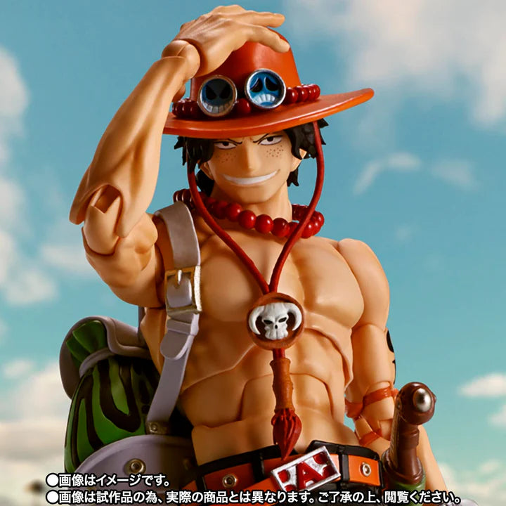 (Pre-order) BANDAI S.H.Figuarts One Piece -Portgas. D. Ace- 'Fire Fist" (TamashiiWebShop Exclusive Action)