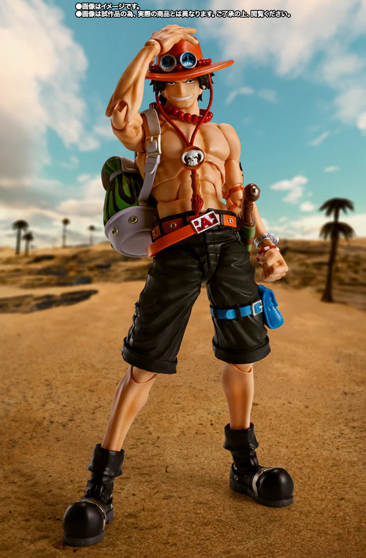 (Pre-order) BANDAI S.H.Figuarts One Piece -Portgas. D. Ace- 'Fire Fist" (TamashiiWebShop Exclusive Action)