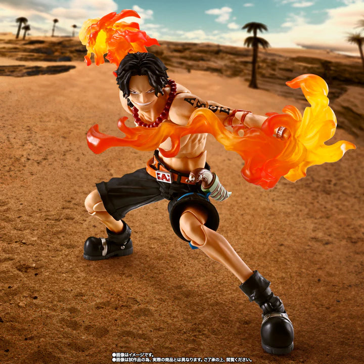 (Pre-order) BANDAI S.H.Figuarts One Piece -Portgas. D. Ace- 'Fire Fist" (TamashiiWebShop Exclusive Action)