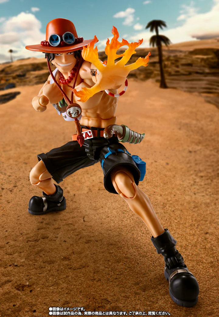 (Pre-order) BANDAI S.H.Figuarts One Piece -Portgas. D. Ace- 'Fire Fist" (TamashiiWebShop Exclusive Action)