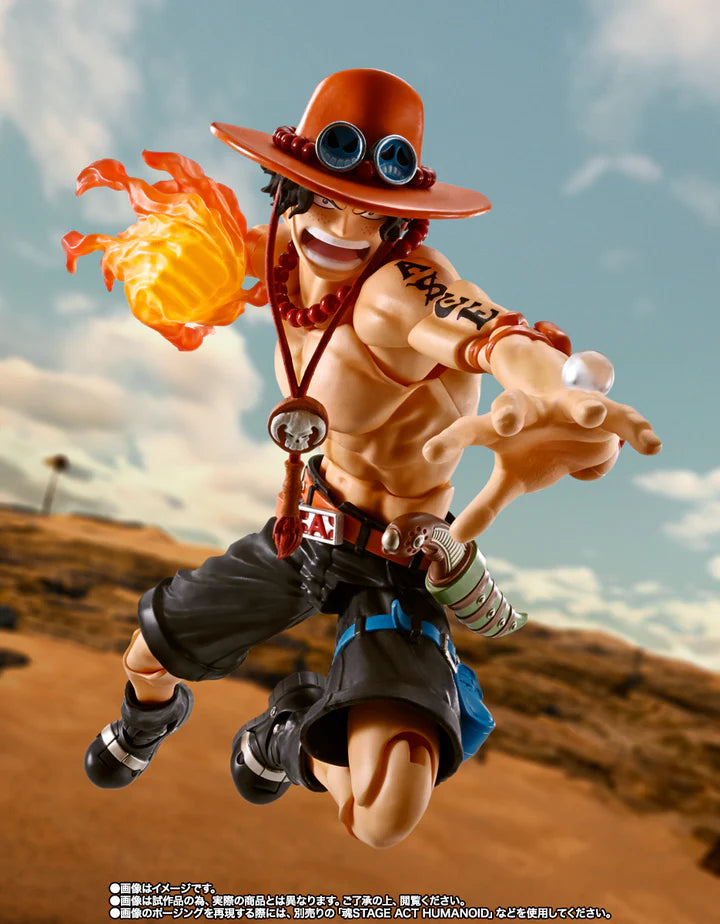 (Pre-order) BANDAI S.H.Figuarts One Piece -Portgas. D. Ace- 'Fire Fist" (TamashiiWebShop Exclusive Action)