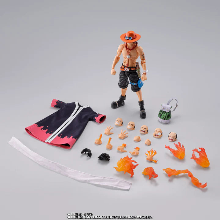 (Pre-order) BANDAI S.H.Figuarts One Piece -Portgas. D. Ace- 'Fire Fist" (TamashiiWebShop Exclusive Action)