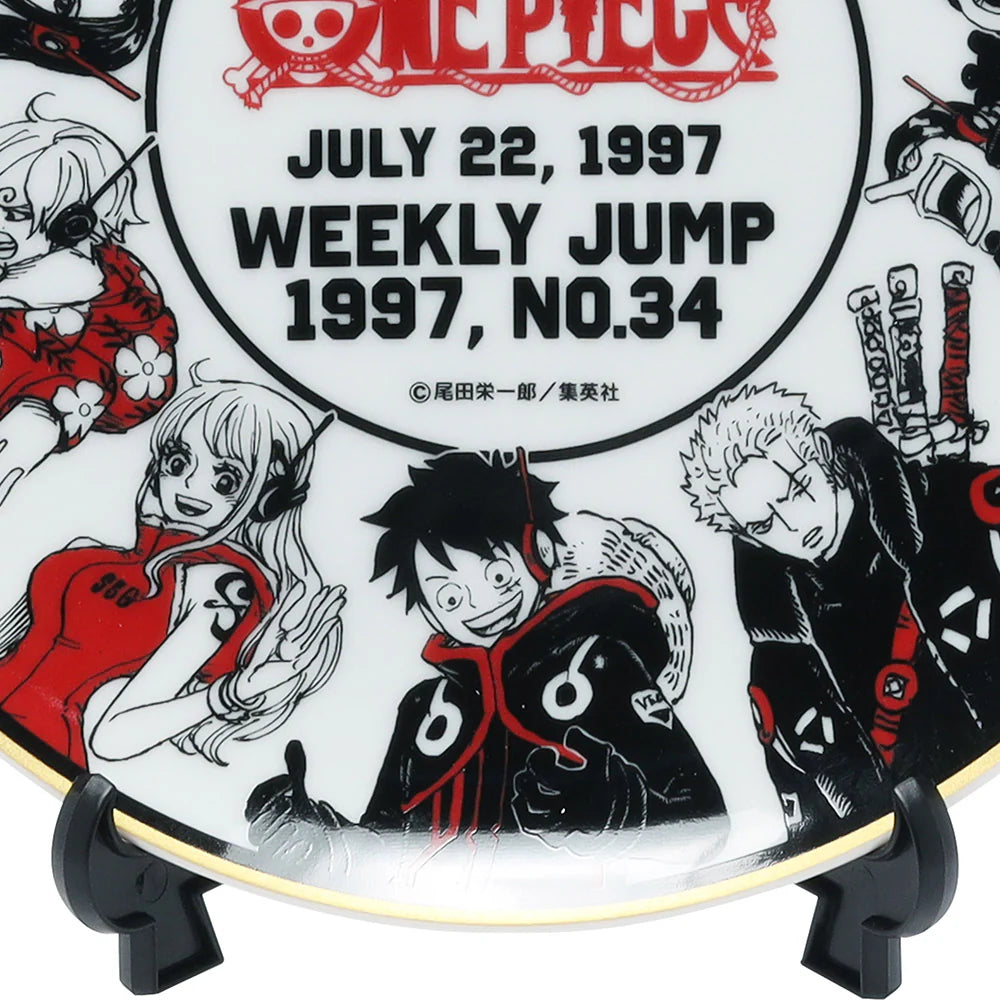 (Pre-order) Jump Shop One Piece Merorial Plate (with Satnd)