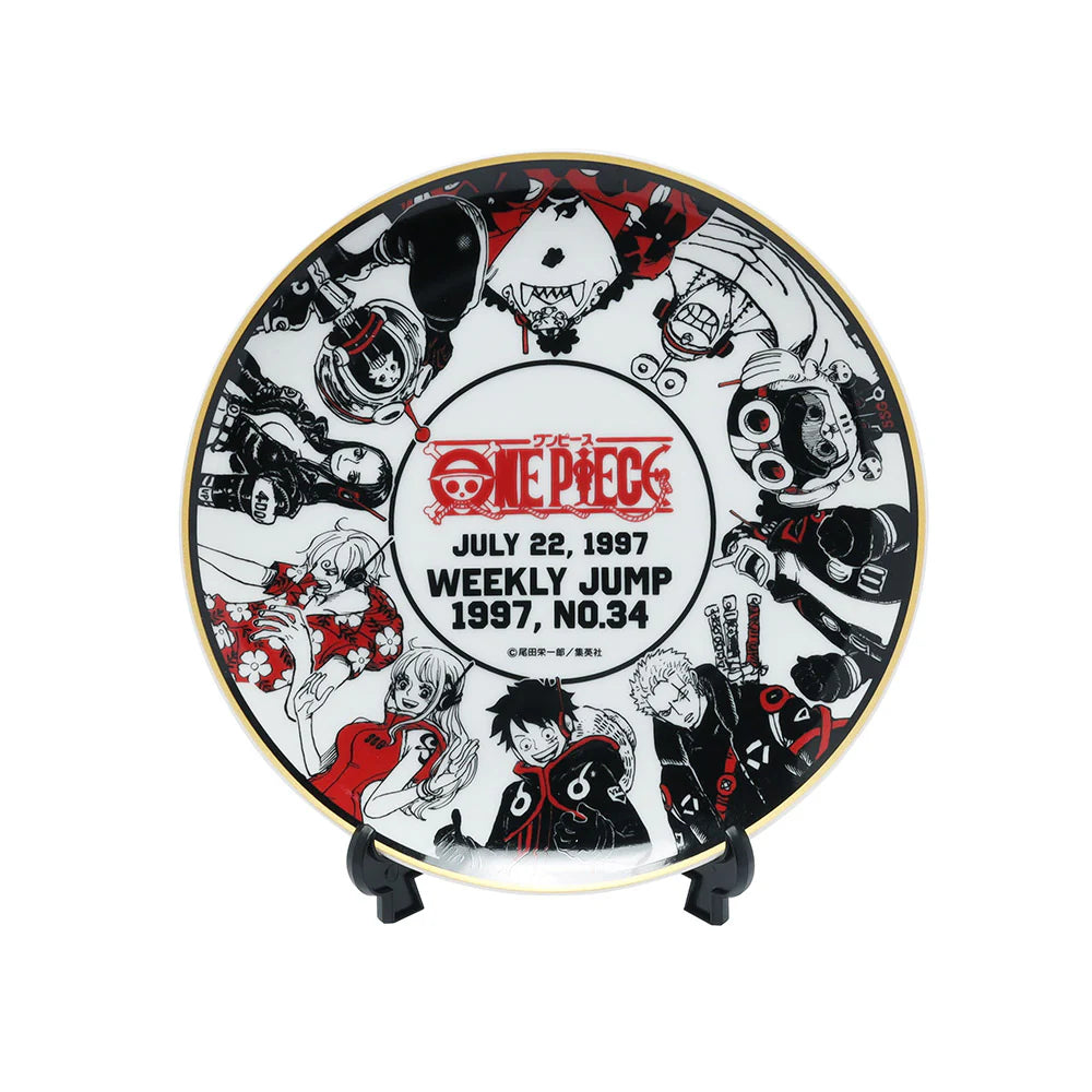 (Pre-order) Jump Shop One Piece Merorial Plate (with Satnd)